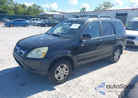 2002 Honda Cr-V Ex from USA, damaged, VIN JHLRD78822C084082